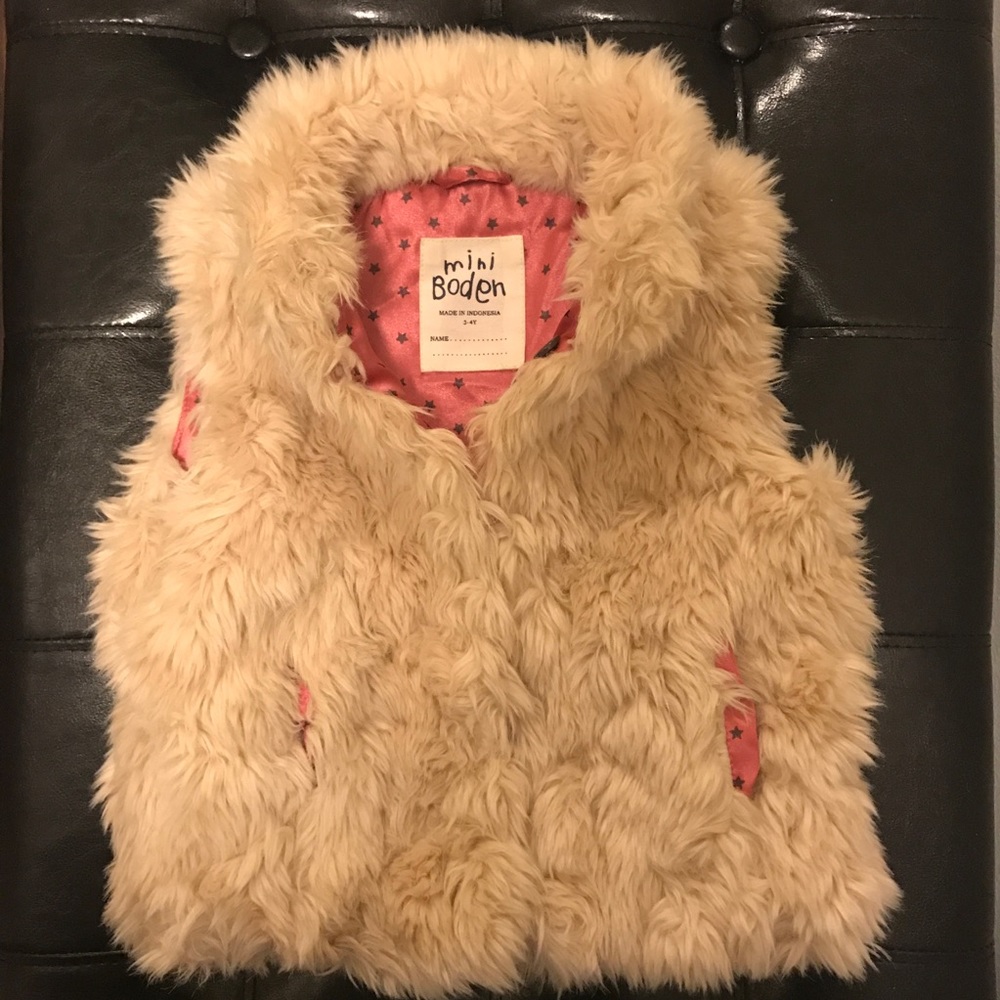 Mini Boden Fur Vest